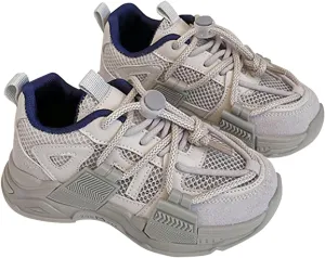 Toddler Shoes Boy Girl Sneakers Lightweight Breathable Barefoot Running Walking Shoes Toddler Tennis Shoes