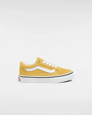 VANS Kids Old Skool Color Theory Trainers - Golden Glow