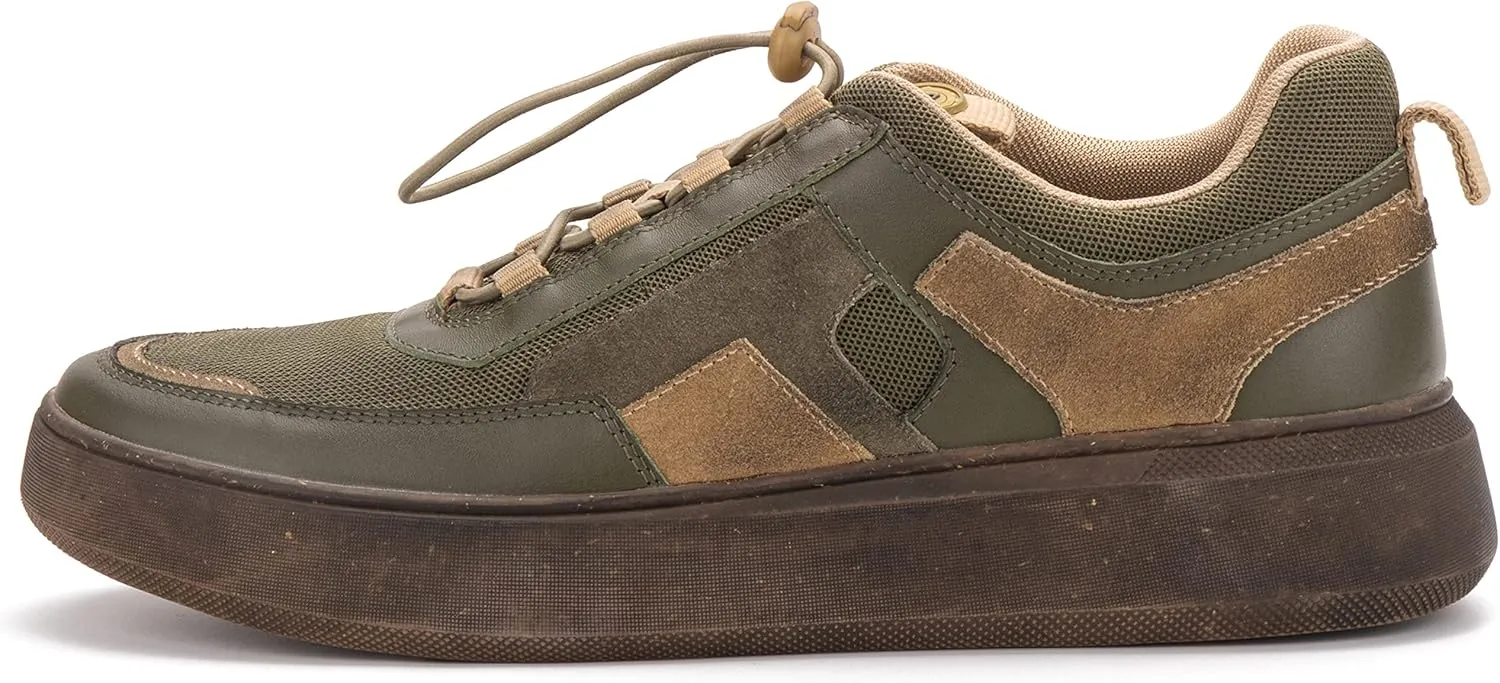 VINTAGE FOUNDRY CO. EST. 2014 Mens Robin Low Top, Round Toe Sneakers, Recycled Rubber Outsole