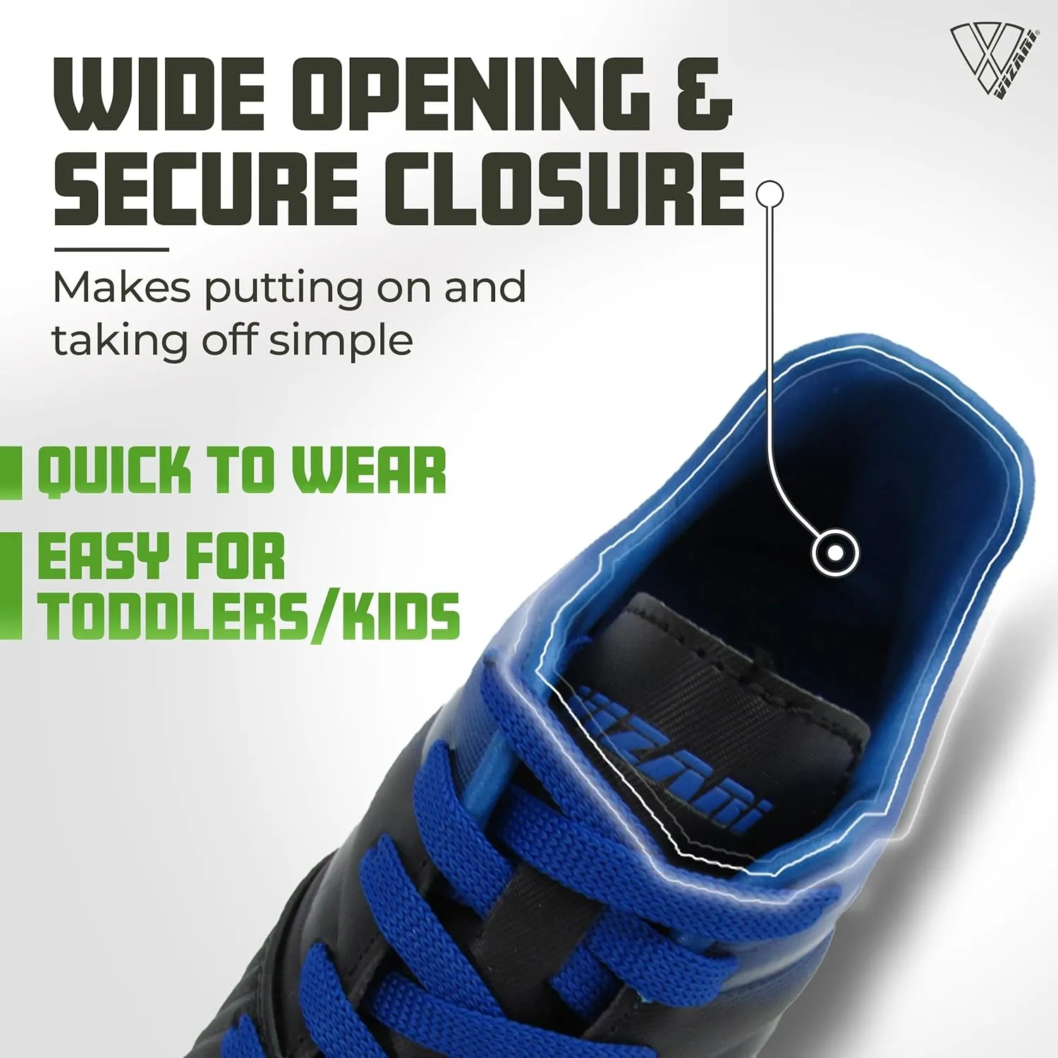 Vizari Liga FG Soccer Cleats for Kids | 100% Synthetic Football Cleats for Comfortable Wear | Water Resistant Two Tone Soccer Shoes with Anti-Stretch Lining for Flexible Indoor and Outdoor Play