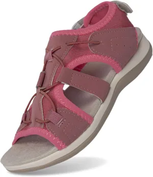 Women's Wedge Heel With Arch Support Low Top Round Toe Casual Sandals For Hiking Outdoor Walking Summer Platform Athletic Shoes Women
