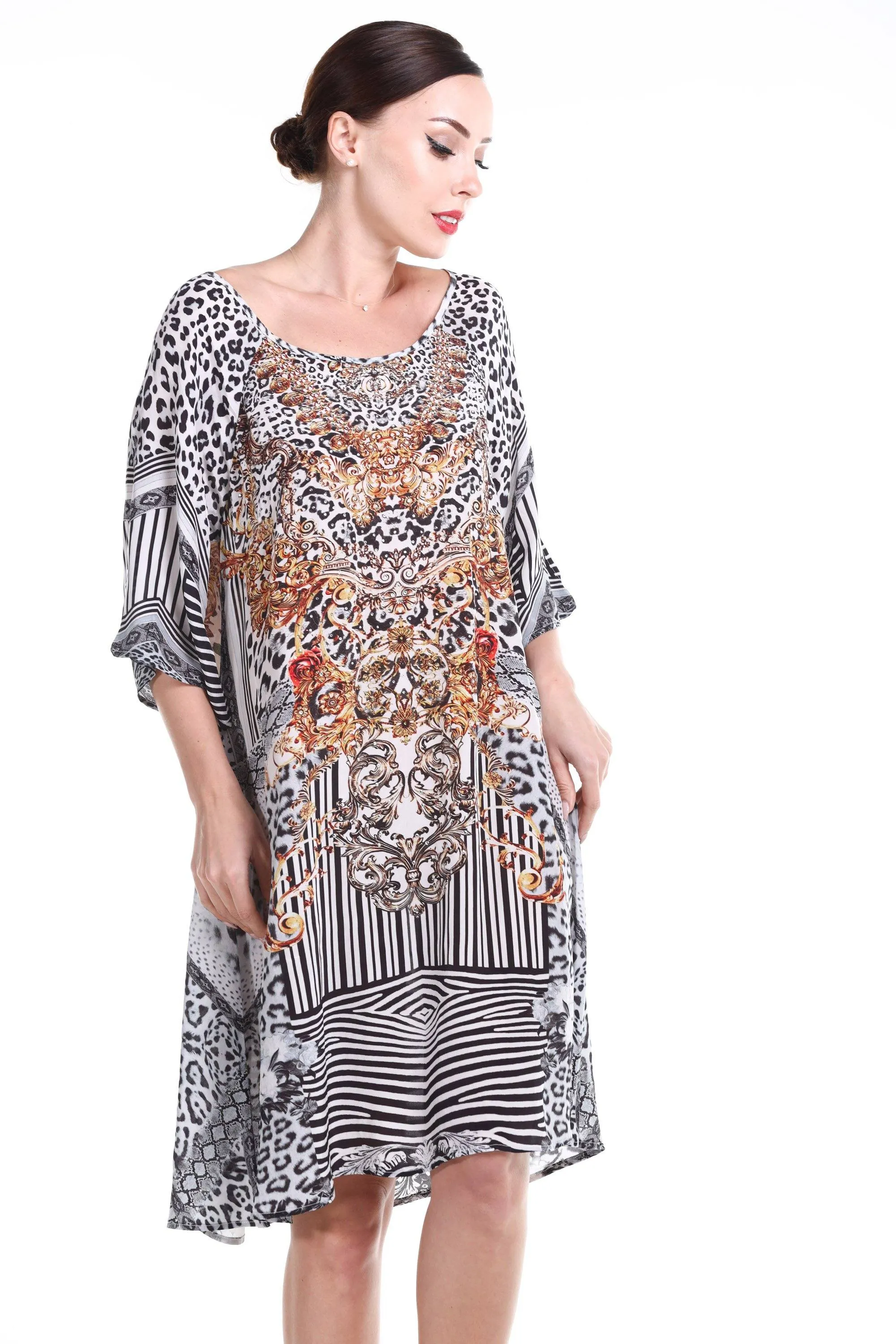 ZAFFARI - SLIT SLEEVE DRESS
